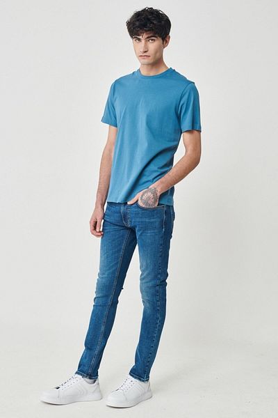 Lee Luke Slim Fit - Flexible Blue Jeans, Slim Fit Regular Waist