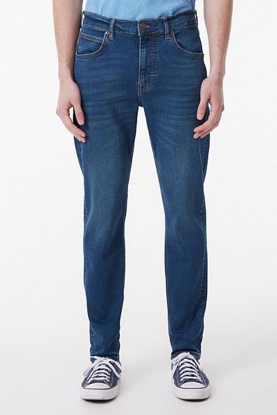 Lee High Waist Stretch Blue Jeans - Austin Straight Fit Jeans