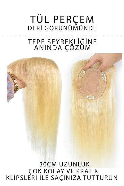 LOLLY PONY Perçemli Tepelik Platinum Color 30 Cm Long B61330
