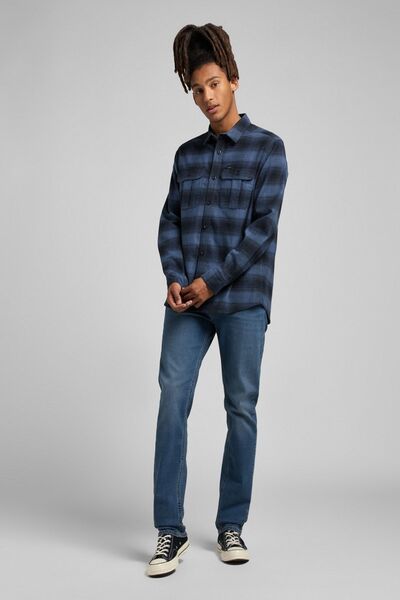 Lee Daren Regular Straight Fit Normal Bel Esnek Jean Kot Pantolon