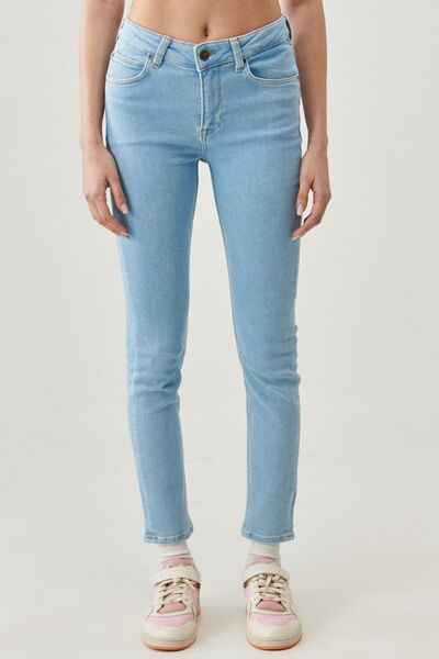 Lee Skinny Fit Dar Kesim Yüksek Bel Esnek Jean Pantolon