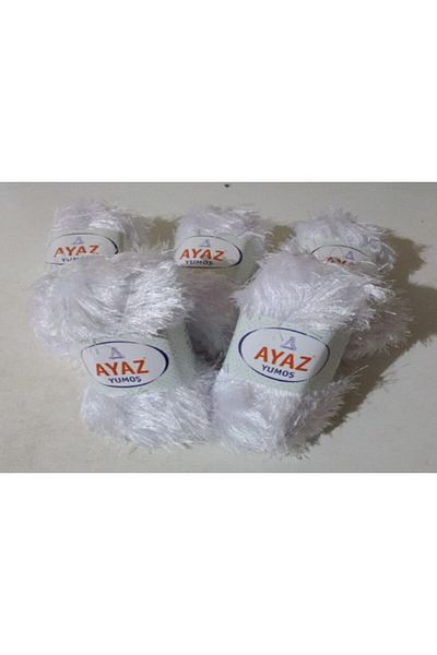 Ayaz Yumoş Bearded White Rope 5 Pieces Color: 1208