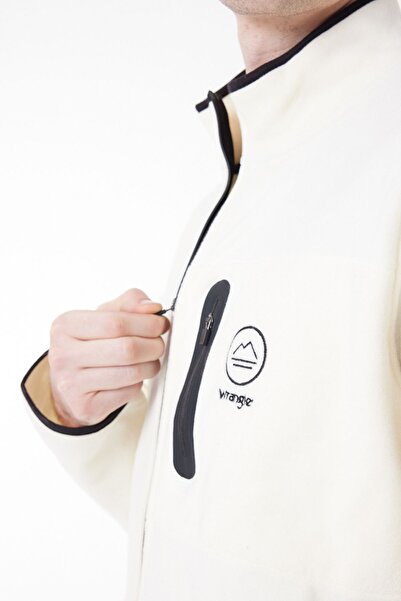 ALL TERRAIN GEAR -x- Wrangler All Terrain Gear Regular Fit Нормальний крій Повна застібка-блискавка Екрю Полар