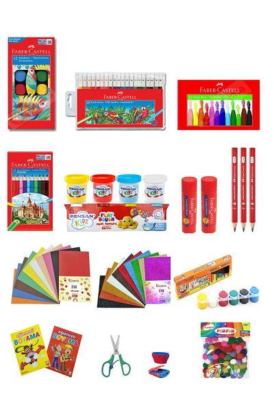 GLANCE Nursery Kindergarten Kindergarten School Stationery Set 2