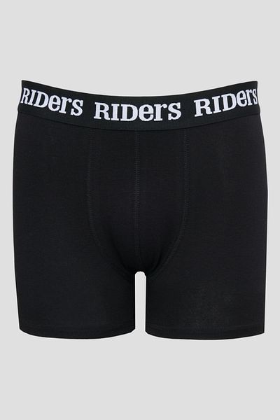 Riders by Lee Πακέτο Boxer Flexible από βαμβάκι 3 τεμαχίων - Μαύρο Navy Blue, Claret Red Logo, Regular Fit