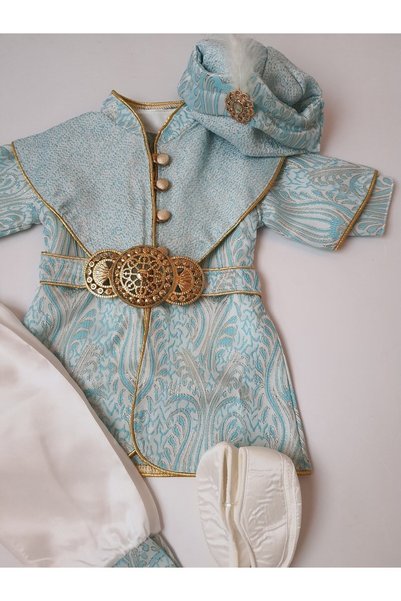 PİLEKİ BABY Newborn 0 6 Months and 1 Year Old Mevlüt and Circumcision Clothing Mevlütlük Circumcision Set