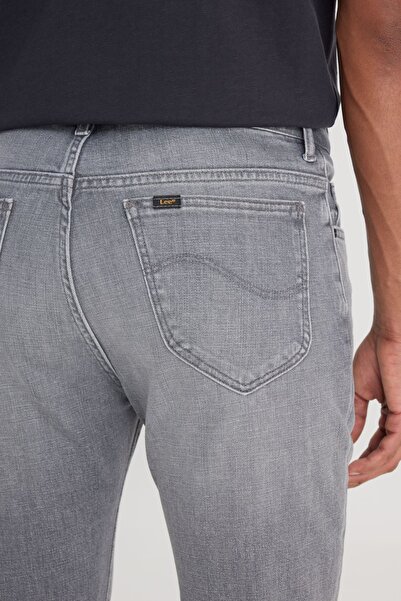 Lee Ανοιχτό γκρι εφαρμοστό Jean - Skinny Leg Rider Jeans