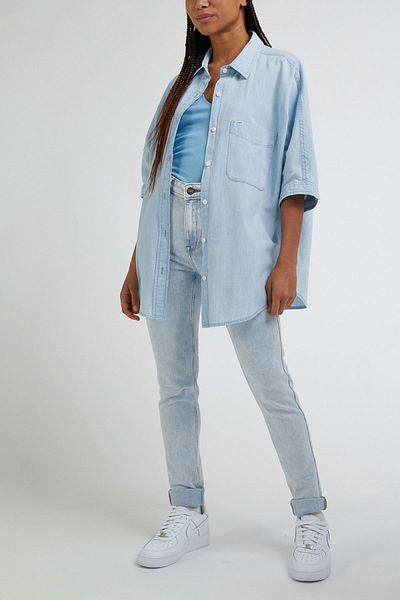 Lee Stretch-Jeans mit hoher Taille und schmaler Passform – Scarlett-Jeans