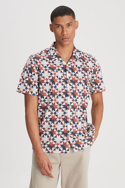 Lee ComfortableFit- 100% Cotton MulticolorLooseFit Shirt