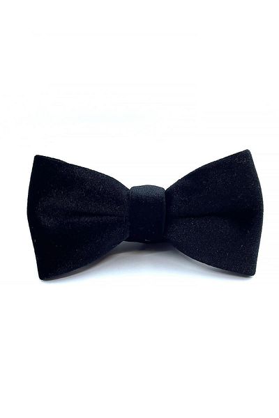 Kravatkolik Black Velvet Bow Tie P1689