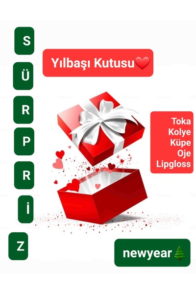 SOUL BY A&B New Year's Gift Box of 10 - Necklace, Clasp, Nail Polish, Lipbalm, Earrings