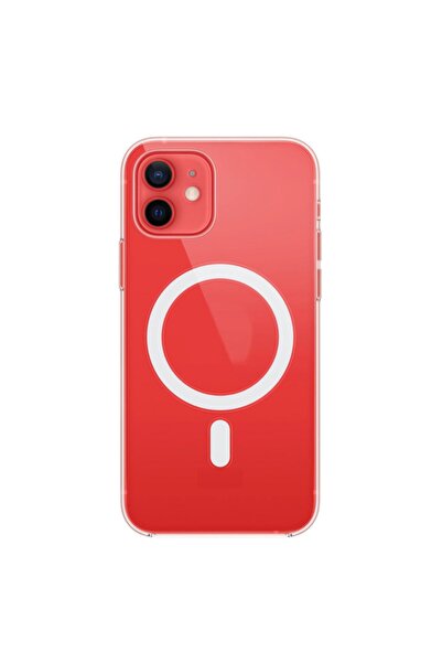 REON Iphone 11 Magsafe Destekli Kablosuz Şarj Uyumlu Şeffaf Silikon Kılıf