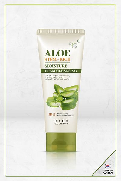 Dabo Aloe Stem-rich Moisture Foam - Enhancer Made from Korea