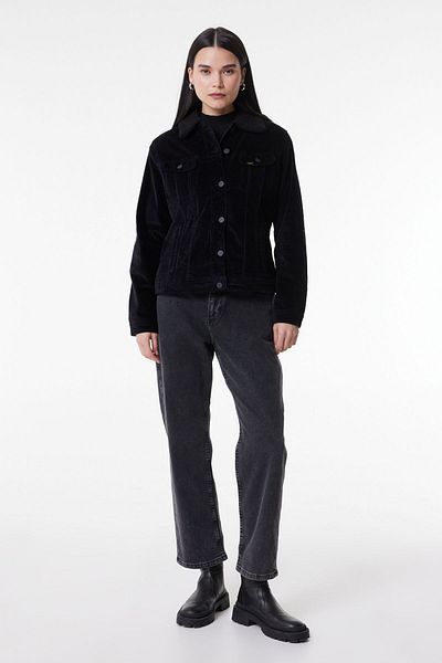 Lee Black Velvet – Jacke mit normaler Passform und normaler Passform