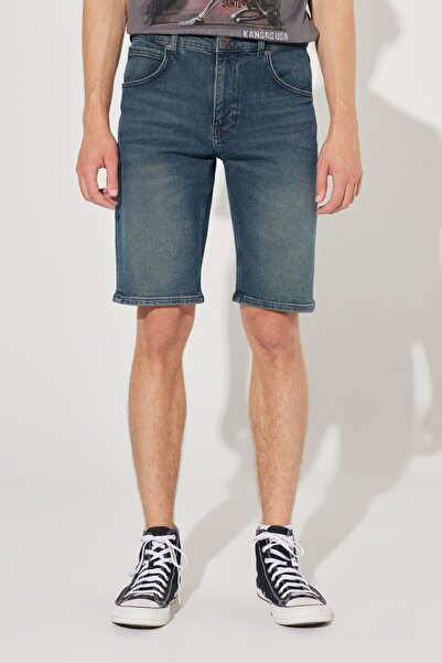 Lee Regular Fit Normal Kesim Normal Bel Mavi Esnek Jean Kot Şort