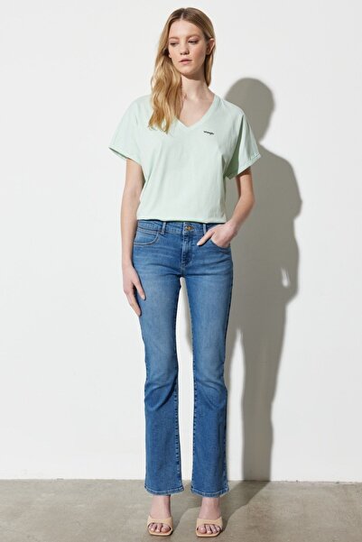 WRANGLER Bootcut Fit Regular Waist Wide Leg Stretchy Jean Jeans