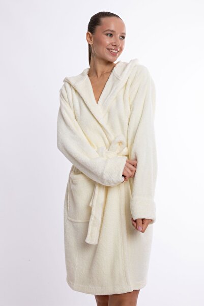 Dotamess Πολυτελές μπουρνούζι Welsoft με κουκούλα