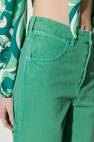 WRANGLER Carpenter Fit 100% Cotton Normal Waist Straight Leg Trousers