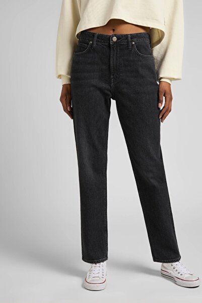 Lee Carol Cropped Straight Fit Yüksek Bel Esnek Jean Kot Pantolon