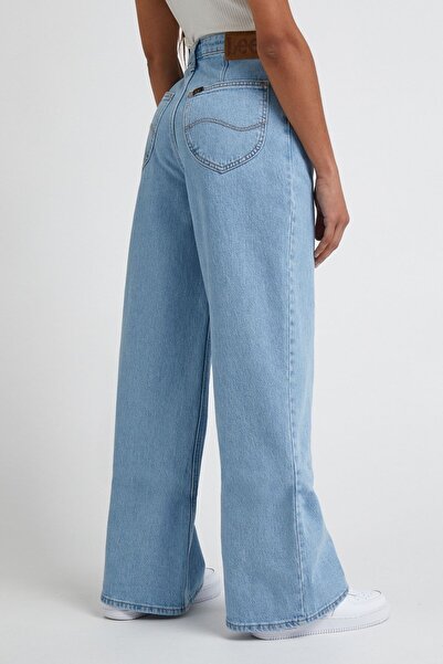 Lee Blugi elastici cu talie înaltă, cu picioare late, Stella A Line Fit