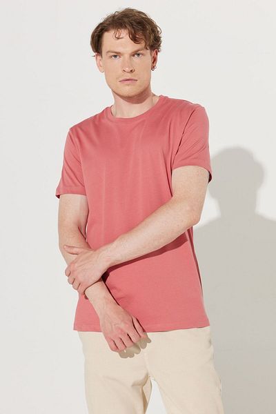AC&Co / Altınyıldız Classics Ανδρικό T-shirt Tile Crew NeckSlimFit - 100% βαμβάκι