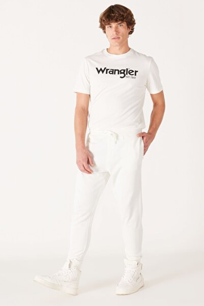 WRANGLER Off WhiteRegularFit Sweatpants -RegularCut