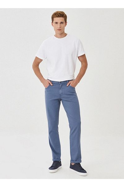 WRANGLER Men's Blue T-Shirt Texas Slim Pants