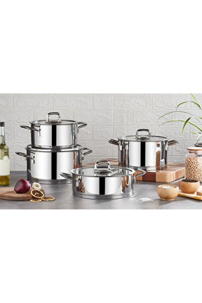 Özkent LOTUS 4'LÜ TENCERE SETİ