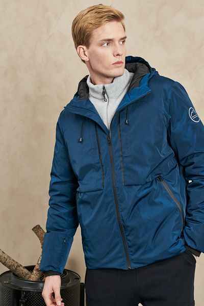 ALL TERRAIN GEAR -x- Wrangler All Terrain Gear Regular Fit Regular Cut Hooded Petrol Parka Jacket