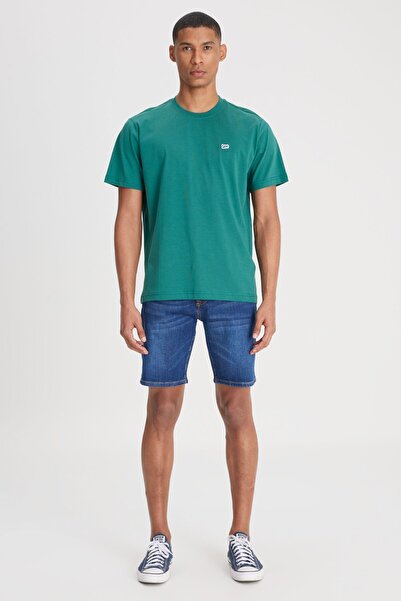 Lee Зелена горловина екіпажу 100 бавовна Regular Fit Tisort