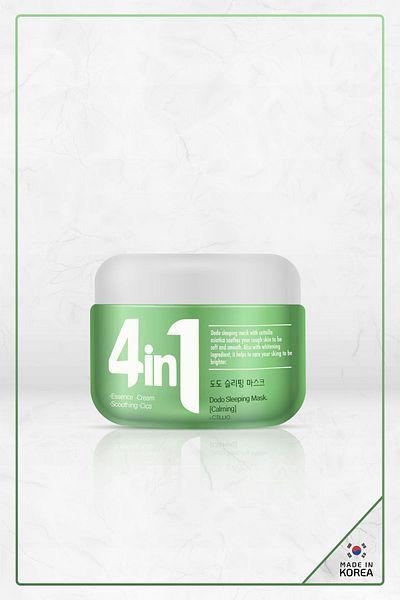 DR. CELLIO 4in1 Dodo Cica Anti-Sensitivity Sleeping Mask Made in Korea