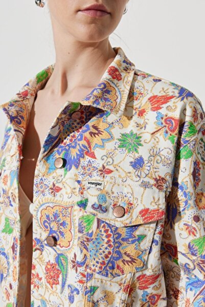 WRANGLER Trucker Regular Fit Regular Cut Colorful Jean Jeans Jacket