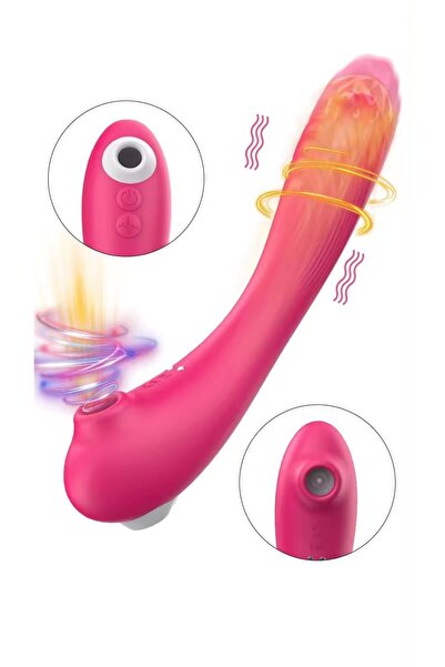 Doctor C Asg Medıcal Emiş Ve Titreşim Özellikli Bükülebilir Dildo Vibratör