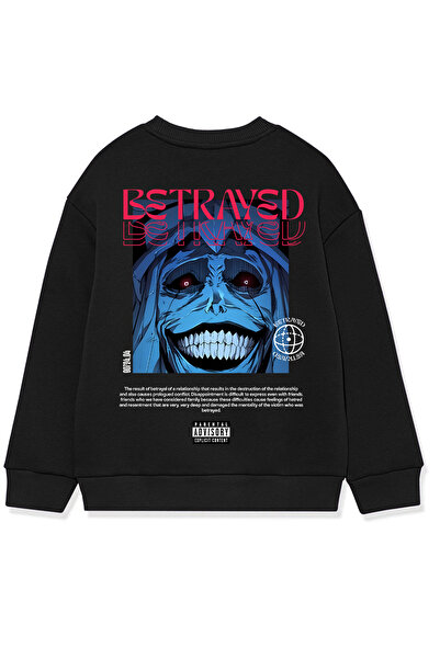 SELF CONTROL سويت شيرت للجنسين مطبوع عليه God Betrayed SOLO LEVELING مقاس كبي...