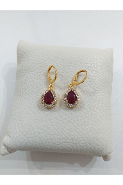 ZAVİRA Hürrem 22 Ayar Altın Kaplama Küpe