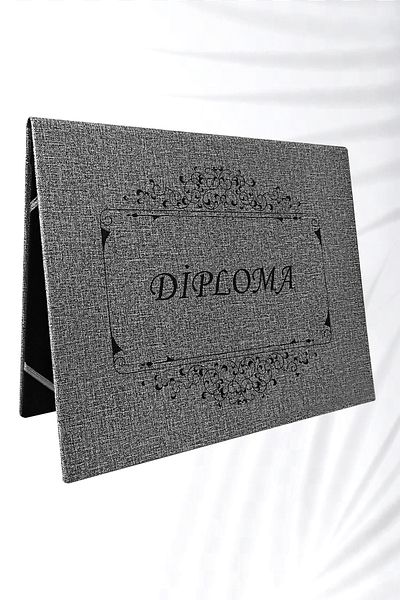ankara menü A5 Certificate - Leather Velvet Diploma Container, Printed