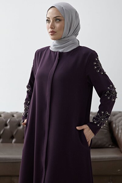 InStyle Прихований Patli Abaya Murdum з Sekilli Taslı