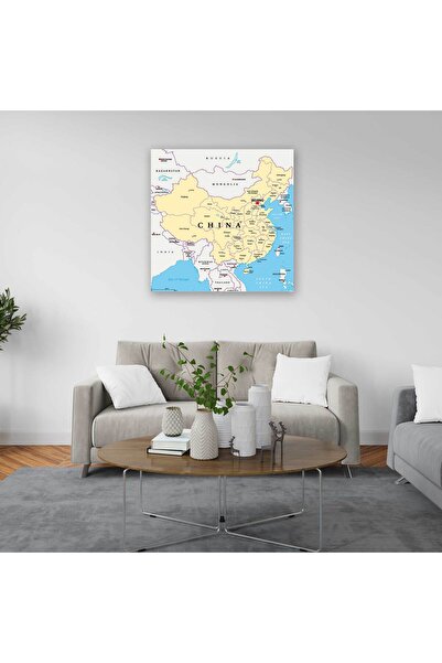 vientex Çin Siyasi Harita Tablosu - CTY149