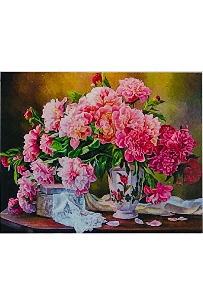 OzanTuhafiye طقم نسيج فسيفساء مطرز بالألماس 5D من Hi Stone مقاس 50 × 40 سم Gc...