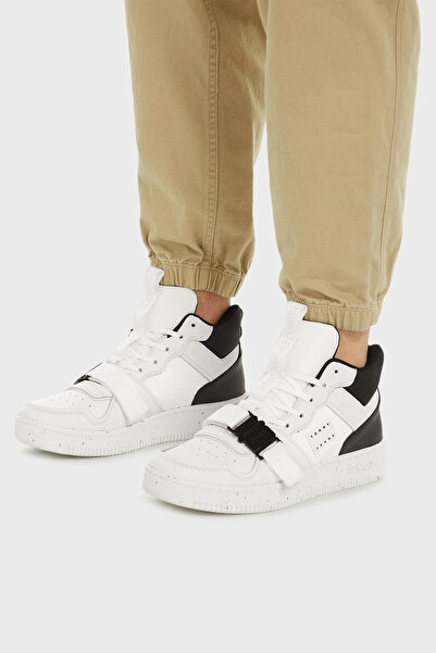 Tommy Jeans Genuine Leather Logo Detailed Strap Laced Sneaker Shoes Men's SHOES EM0EM01288 TC