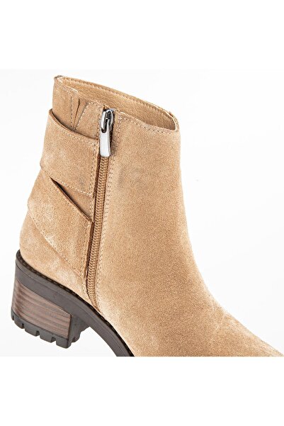 Muya Ostuni 6 Nokta Anatomik Taban Topuk Dikeni Hakiki Deri Kadın Bot