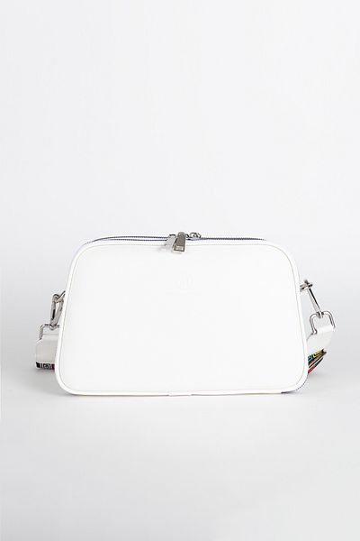 HNB Geantă Cross Strap Geantă De Umăr De Damă Madame Vera Mv015 Alb
