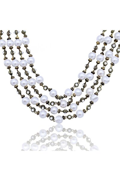 Bayemeyc Cuarenta Çoklu İnci Kolye