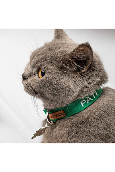 Lusi Doog İsimli Kedi Tasması Kedi Boyun Tasması Ayarlanabilir (CHARM DAHİL D...