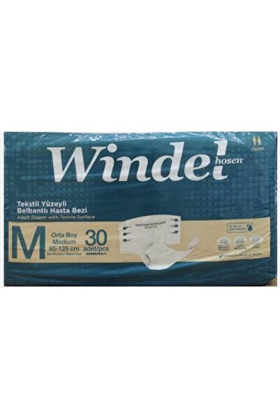 WİNDELHOSEN WİNDEL HOSEN BELBANTLI ORTA BEDEN ( M) Medium Hasta bezi 30 Lu