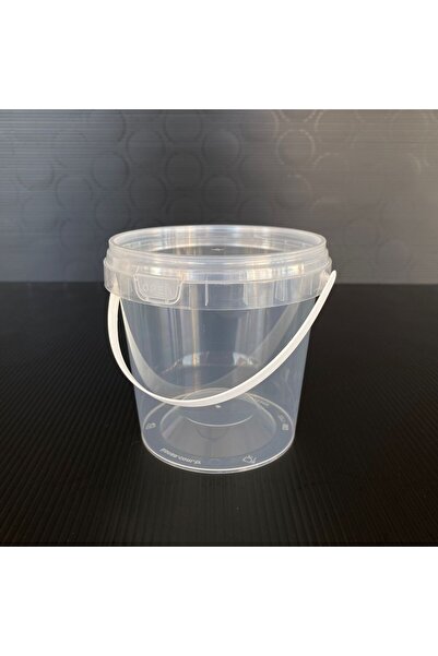 Genel Markalar 500 CC PLASTİK KOVA - ŞEFFAF - 500 ML SAPLI GIDAYA UYGUN SIZDI...