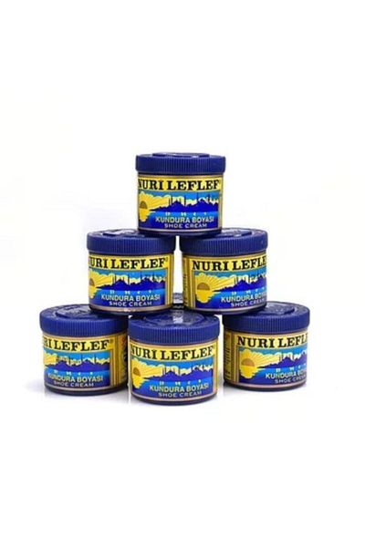 Nuri Leflef Wholesale Leflef Classic Shoe Polish 200 ml 6 Pieces Almond Oil Leather Nourishing