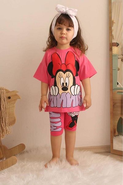 Zuzu Fuchsia Minnie Tights Set