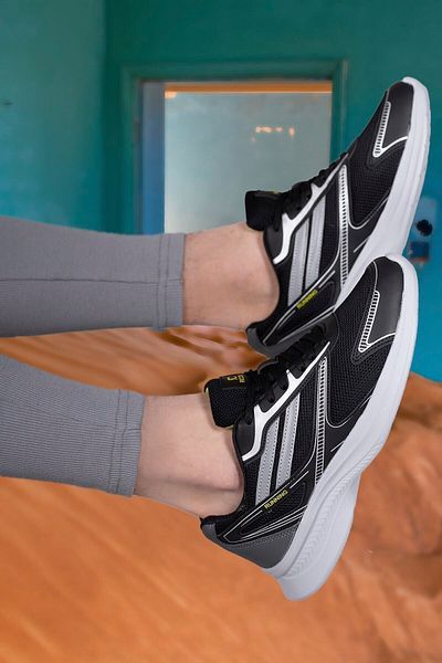 Riccon Мъжки маратонки Run Pro Black Ice 0012121