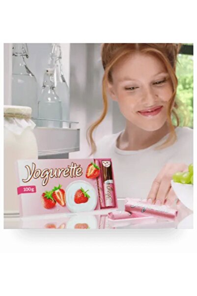 Ferrero Yogurette Çilekli Çikolata 8 Riegel 100 Gr